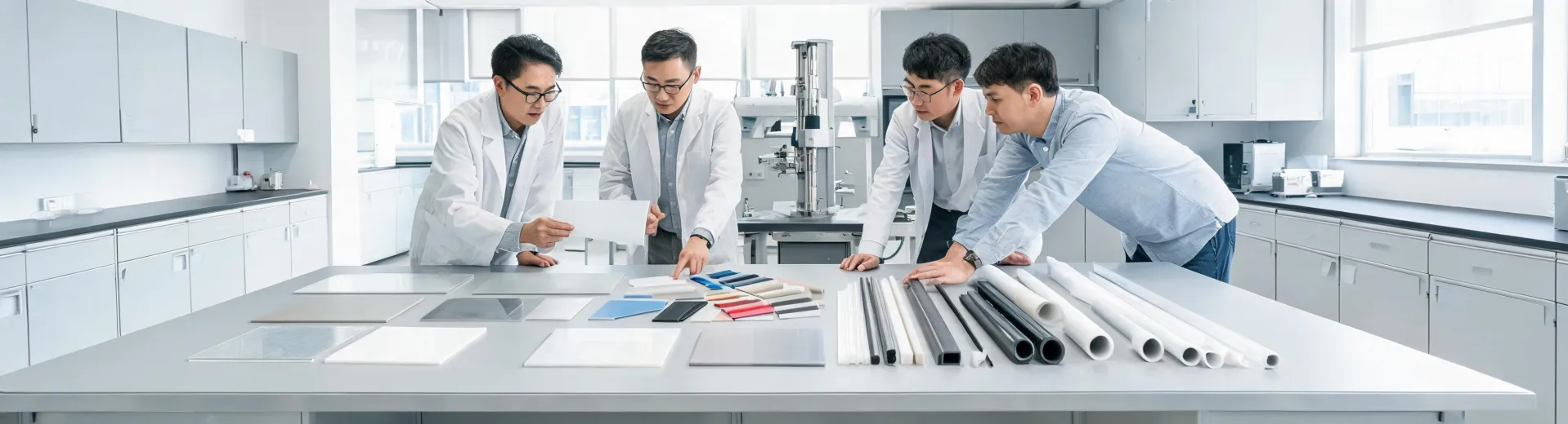 Modern polymer team and application lab